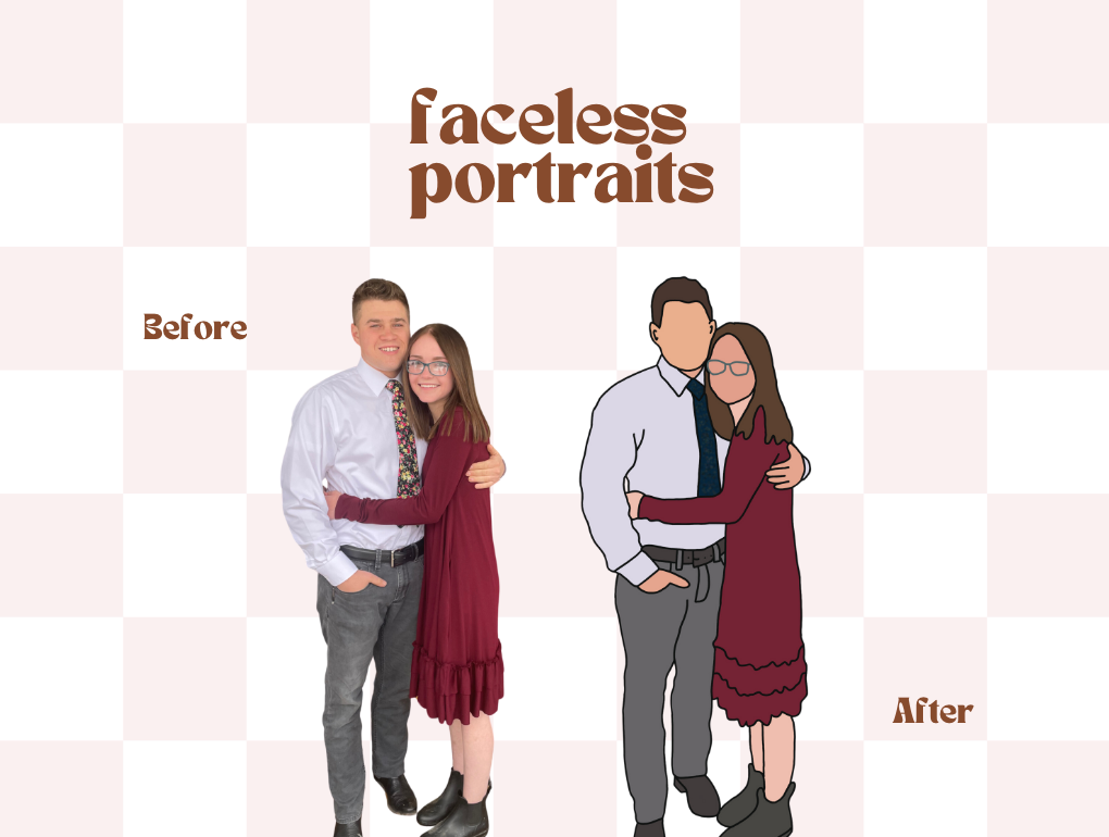 Custom Faceless Portrait