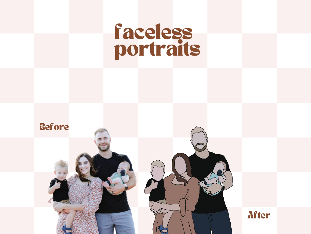 Custom Faceless Portrait