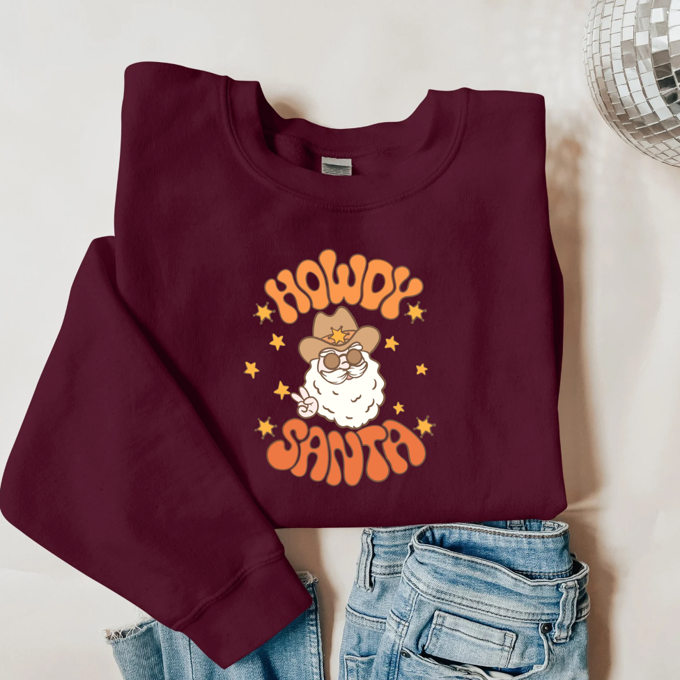 Howdy Santa Crewneck