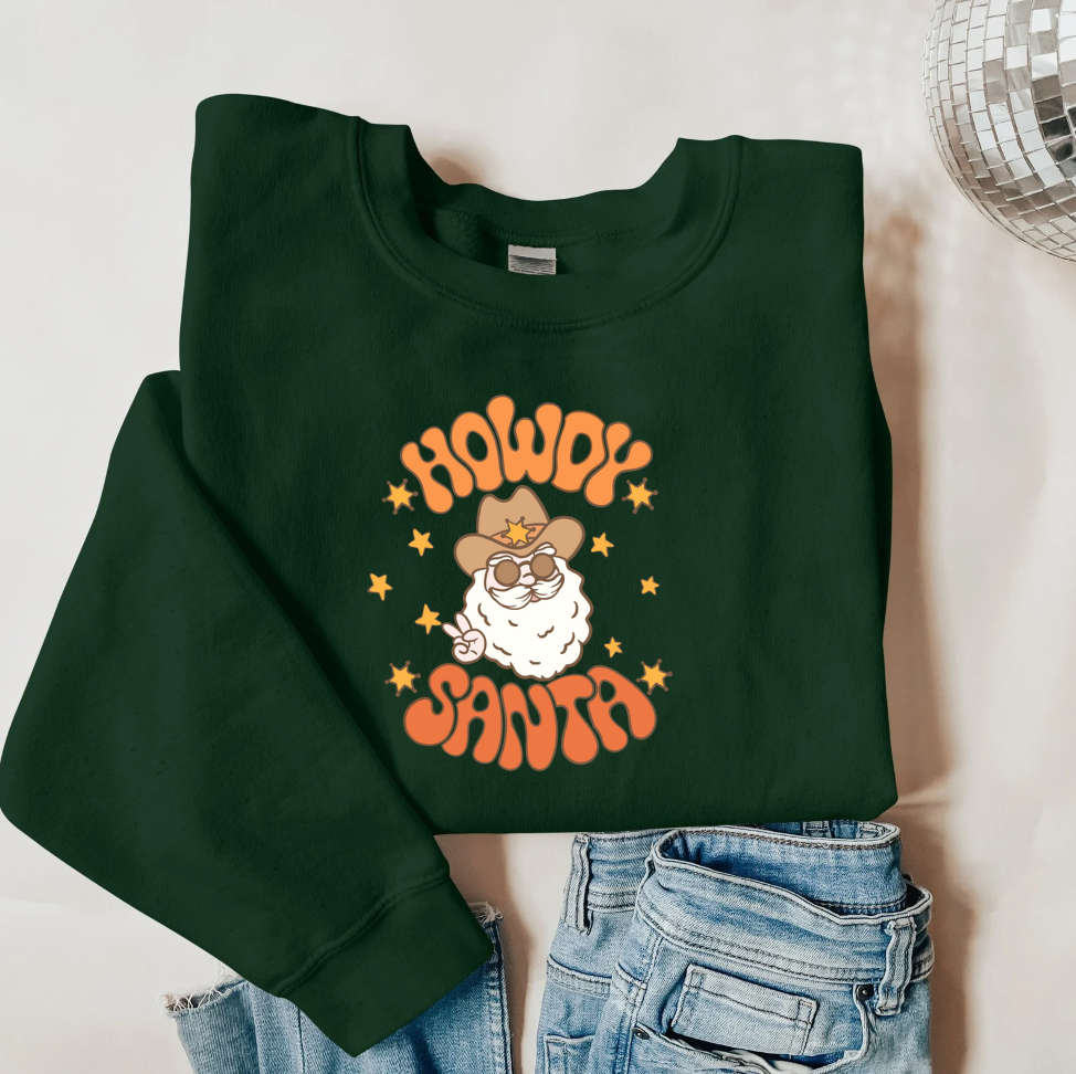 Howdy Santa Crewneck